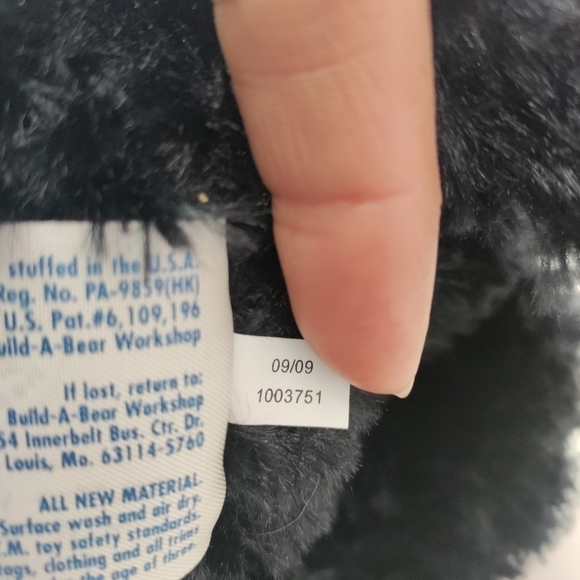 Build A Bear Workshop Dog 18" black, brown & white **💜Host Pick💜** - Picture 6 of 6